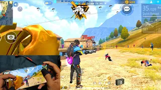 Handcam ❤️ Insane 90% Headshot Rate ⚡️ Solo VS Squad Full Gameplay | Poco x3 Pro vs iPhone 13 🤔