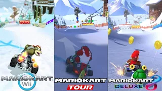 Evolution Of Wii DK Summit Course In Mario Kart Series [2008-2023]