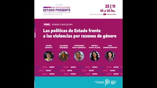 Panel | "Las políticas de Estado frente a las violencias por razones de género"