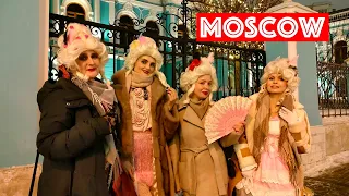 Moscow walk. A wonderful evening on the eve of spring. (subtitles)