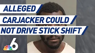 Fla. Man Tries Carjacking Elderly Man, Realizes He Can't Drive Stick Shift Vehicle | NBC 6