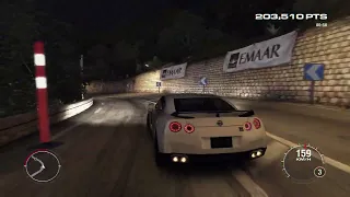 4K | GRID 2 | NISSAN GTR SPECV | WSR SEASON 5 | Emaar | Cote D'Azur-Route D'Azur | Drift 2 | 4K