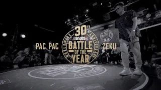 Pac Pac vs Zeku | 1vs1 World Final | SNIPES Battle Of The Year 2019