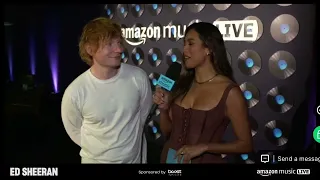 Ed Sheeran’s Interview At (Amazon Music Live)