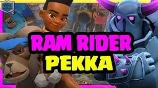 Dominant PEKKA Ram Rider Deck in Clash Royale!