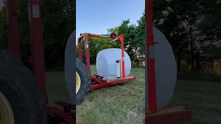 Wrapping Hay Silage - Haylage - Baleage