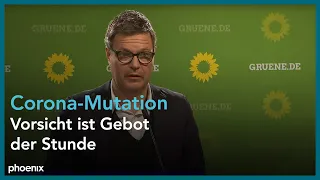 Die Grünen: Pressekonferenz des Parteivorsitzenden Robert Habeck