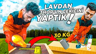 LAVDAN THOR'UN ÇEKİCİNİ YAPTIK !! ( 30 KG ÇOK AĞIR ) #AmanBirşeyOlmasın