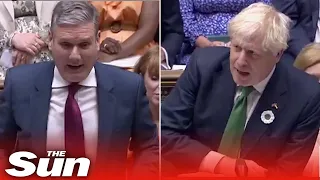 Final showdown? Defiant Boris Johnson shuts down Starmer in PMQs