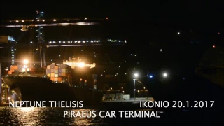 NEPTUNE THELISIS departure from Piraeus Car Terminal