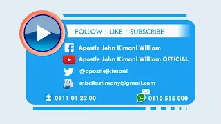 The Holy Spirit || Apostle John Kimani William