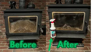 Got Dirty Stove Windows? Rutland Products Fireplace Glass & Hearth Cleaner #review #amazon #cleaner