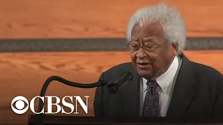 Rev. James Lawson speaks at John Lewis' funeral