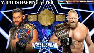 WHAT IS HAPPING AFTER TITLE UNIFICATION IN BROCK VS ROMAN WM 38 | MY FULL OPINIONS FOR THIS MATCH