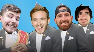 PewDiePie & Dude Perfect & MrBeast & JuegaGerman - Coffin Dance Song Astronomia (Cover)