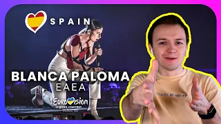 INCREDIBLE! "Eaea" by Blanca Paloma | Reacting to SPAIN's song at Eurovision 2023