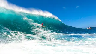 MY BIGGEST BARREL IN YEARS! SURFING MASSIVE OUTER REEFS!