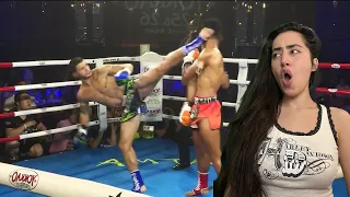Top 10 Muay Thai Knockouts REACTION