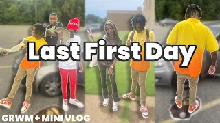 GRWM | First Day + Mini School Vlog ( SENIOR YEAR )