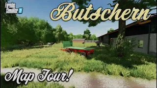 “BUTSCHERN” | FS22 MAP TOUR! NEW MOD MAP | Farming Simulator 22 (Review) PS5.