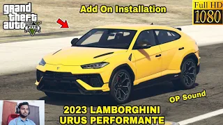 GTA 5 : HOW TO INSTALL 2023 LAMBORGHINI URUS PERFORMANTE SUV MOD🔥🔥🔥