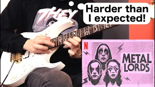 Guitar Teacher Tries To Play the Solo from METAL LORDS!