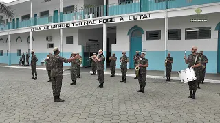 Banda do 6º BIL toca Canção do Batalhão Borba Gato | 2º BECmb
