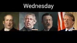 U.S presidents sing random songs based on in which day they were born in  #wombo