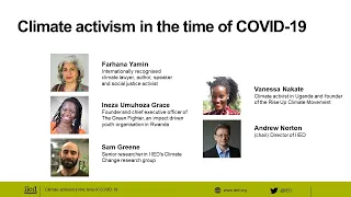 Climate activism in the time of COVID-19