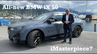 Full review of the BMW iX 50 - luxury, power, cutting-edge technology & design