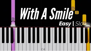 With A Smile - Eraserheads | Easy Piano Tutorial