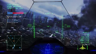 Ace Combat Infinity: ADA-10B Adler (Level 2) vs Tokyo Martial Law