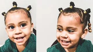 Bantu Knots Style Tutorial For Mixed Toddler