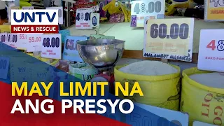 Itinakdang price cap sa bigas, epektibo na pero hindi para sa lahat ng variety – DTI