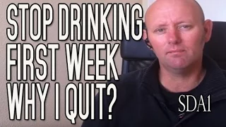 Stop Drinking Alcohol Week 1 - Why I Quit The Booze For Good | SDA1 | Kevin O'Hara