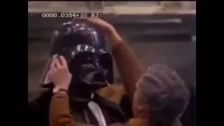 Star Wars David Prowse Suiting Up As Darth Vader - A New Hope