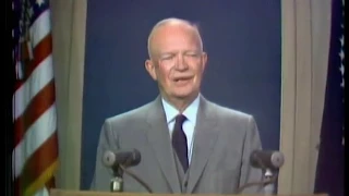 Dwight Eisenhower in First Color TV broadcast! 📺