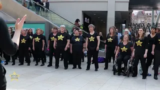 Rock Choir sing Don't Stop Me Now at Trinity, Leeds