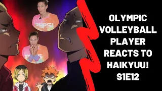 Olympic Volleyball Player Reacts to Haikyuu!! S1E12: "The Cat and Crow Reunion"