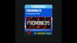 Need For Speed No Limits 12 Hidden Monkeys (Firemonkeys Plate)