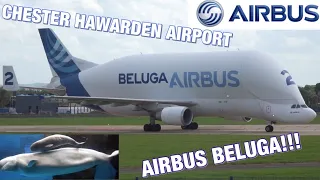 AMAZING AIRBUS A300-600ST BELUGA ARRIVAL & DEPARTURE + PLANESPOTTING AT HAWARDEN AIRPORT | 20/08/20