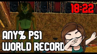 Tomb Raider The Last Revelation PS1 Any%  Speedrun 18:22 World Record