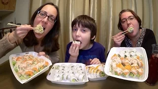 Dreamy Sushi | Gay Family Mukbang (먹방) - Eating Show