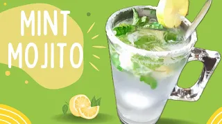Mint Mojito || Refreshing Summer Drink || Mint Lemonade 🍋