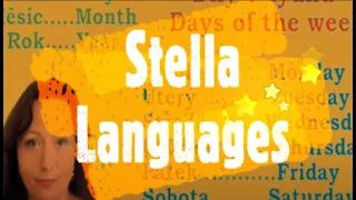 Stella Languages:  Dny, měsíce, roční období ANGLICKY