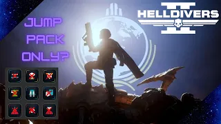 Beating Helldive Difficulty Using The JUMP PACK Only//Helldivers 2