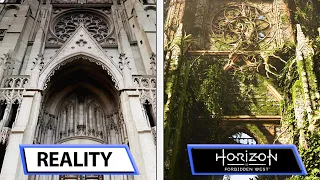 Horizon: Zero Dawn & Forbidden West vs Reality | All Locations Compilation