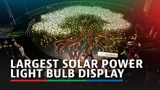 UAE achieves Guinness Record for the largest solar power light bulb display | ABS-CBN News