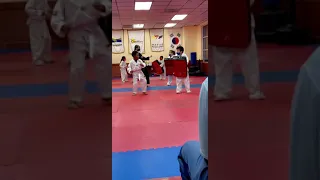 Taekwondo training