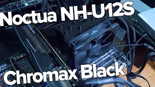 Черная БИТВА Noctua NH-U12S Chromax Black vs be quiet! Dark Rock Pro 4